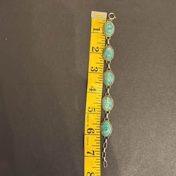 Vintage Scarab Bracelet - Picture 4 of 10